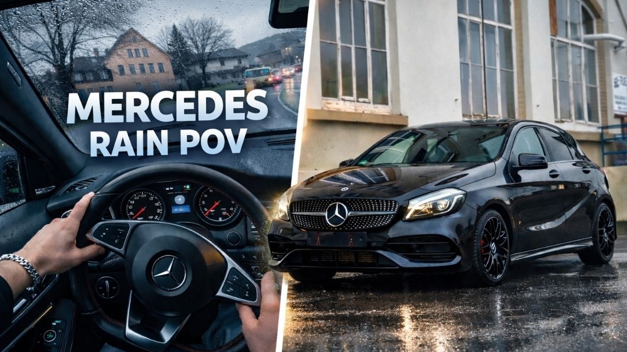Rainy Day Cruising – Cozy Drive in the A-Class