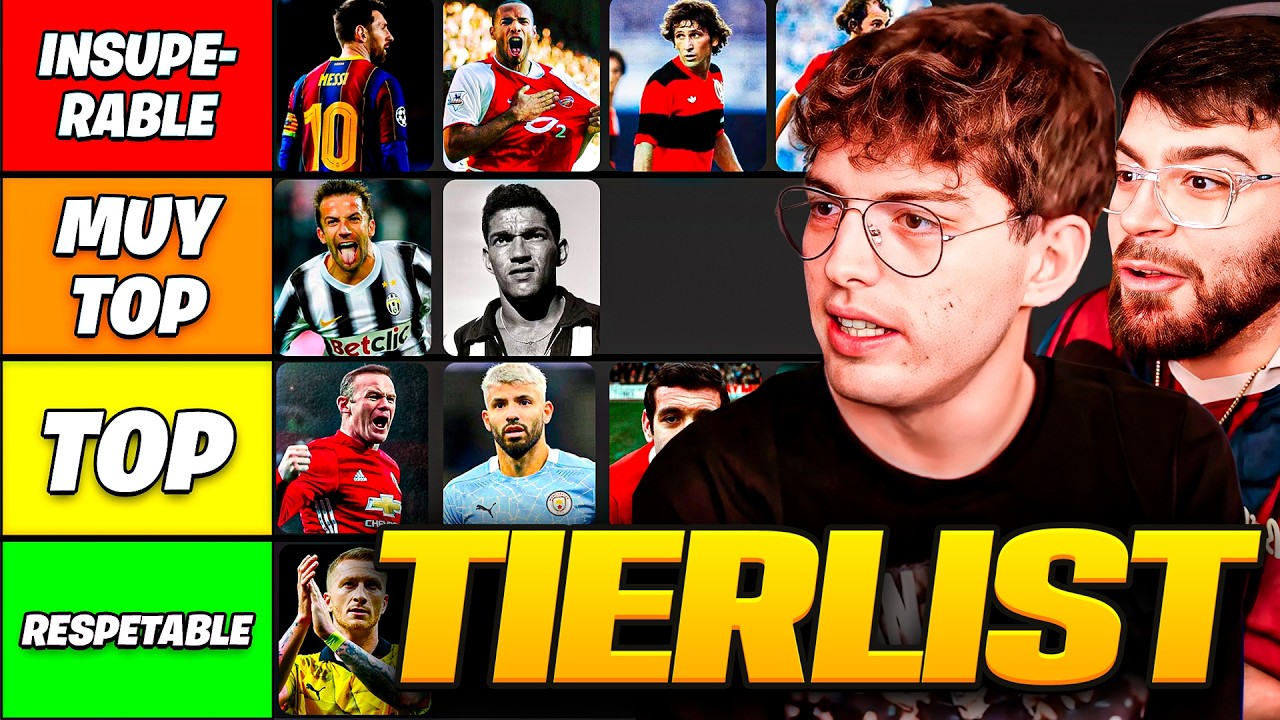 LOS 32 IDOLOS M&Aacute;S IMPORTANTES DE LA HISTORIA DEL F&Uacute;TBOL | TIERLIST ft. LA COBRA