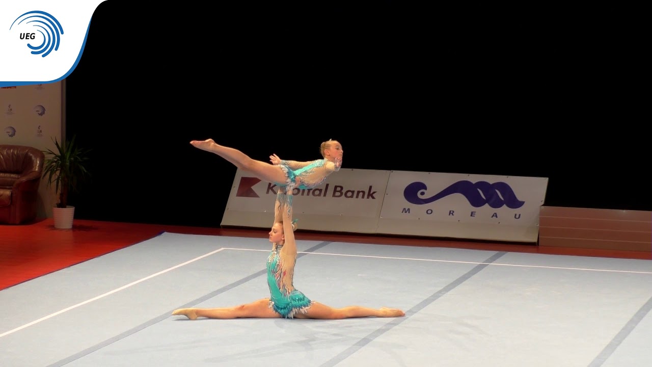Olivia PROCTOR & Jessica GLEDHILL (GBR) - 2015 Acrobatic European silver medallists, 11 - 16
