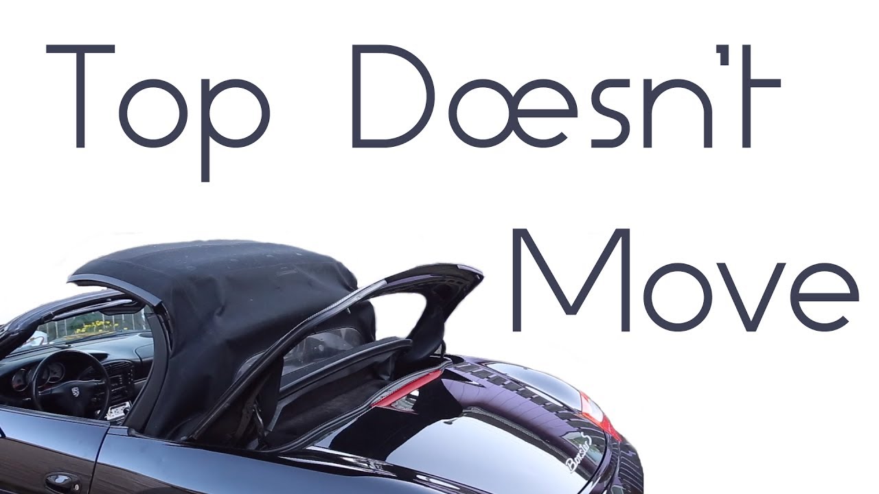 Porsche Convertible top fix