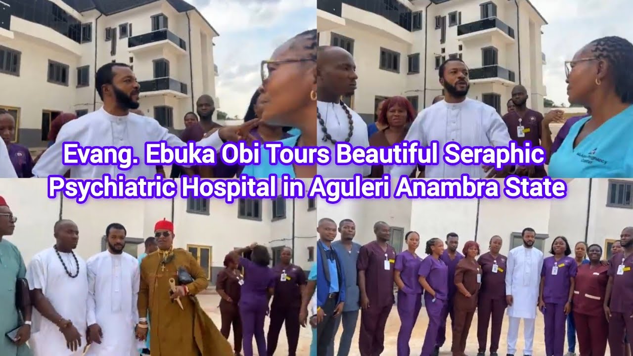 Evang. Ebuka Obi Tours Beautiful Seraphic Psychiatric Hospital in Aguleri Anambra State