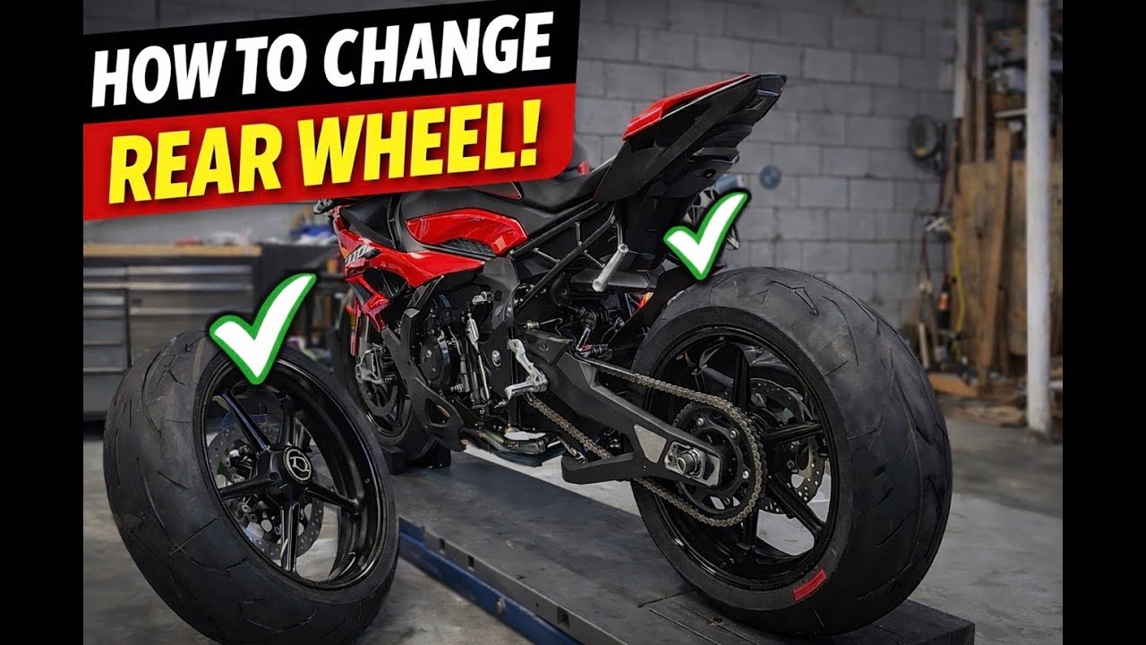 BMW S1000RR Rear Wheel & Tire Swap Tutorial | Step-by-Step Guide
