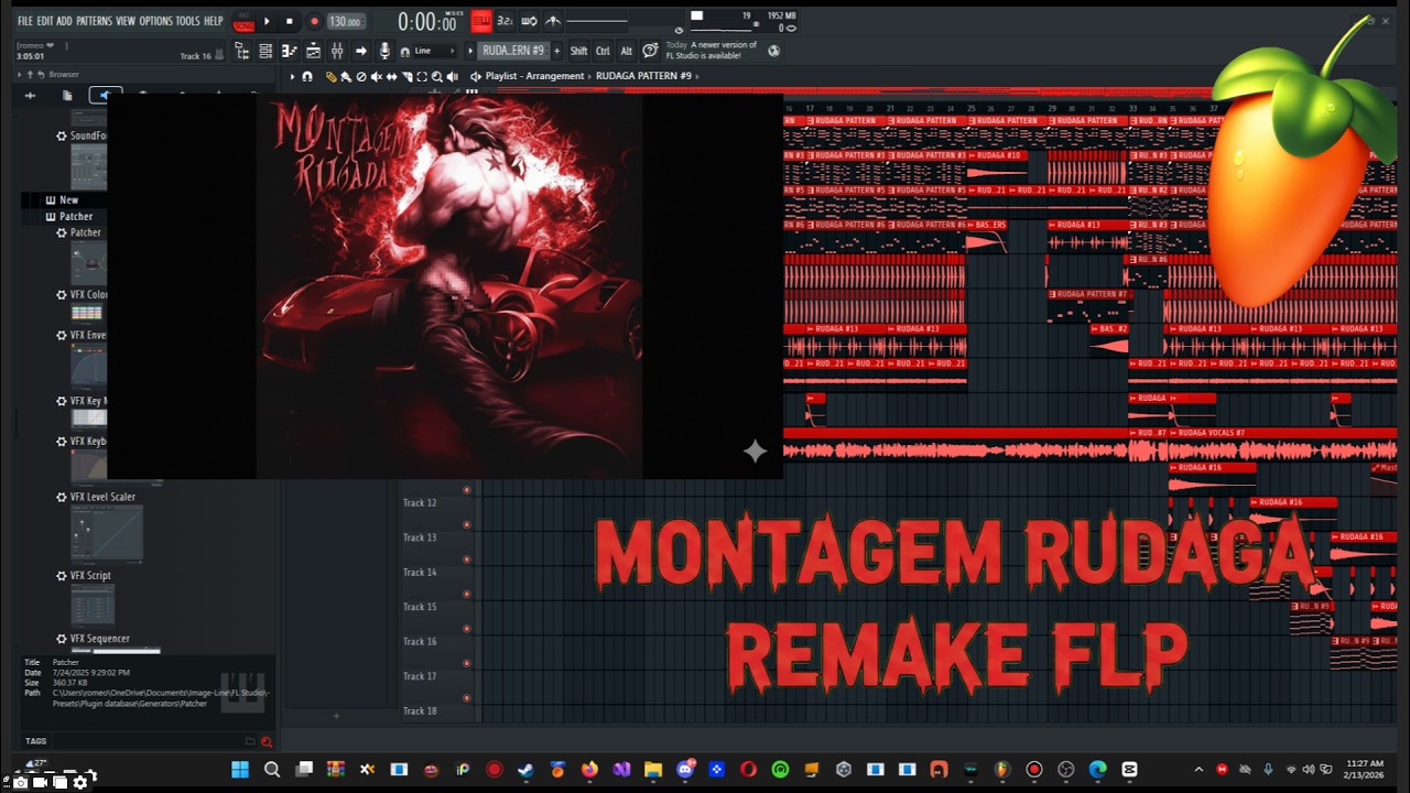 MONTAGEM RUDAGA- FLP REMAKE