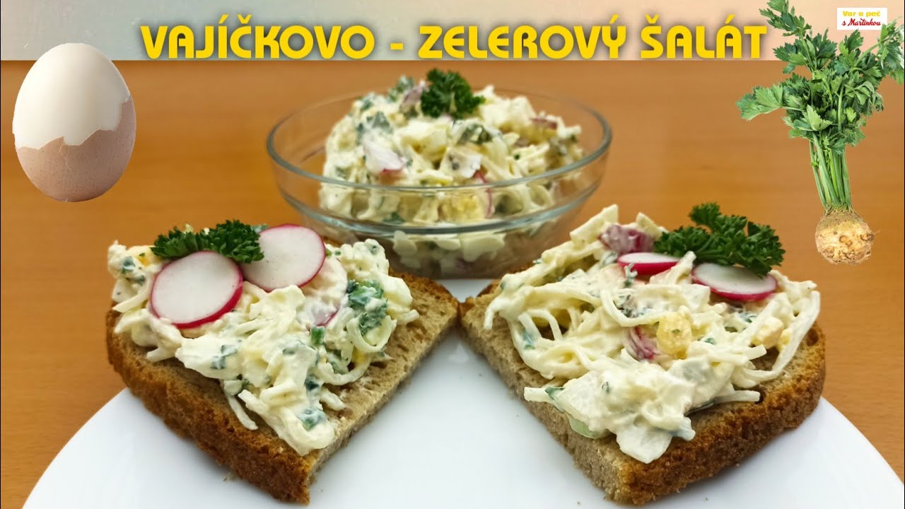 Vajíčkovo - zelerový šalát 🥗 @VarapecsMartinkou