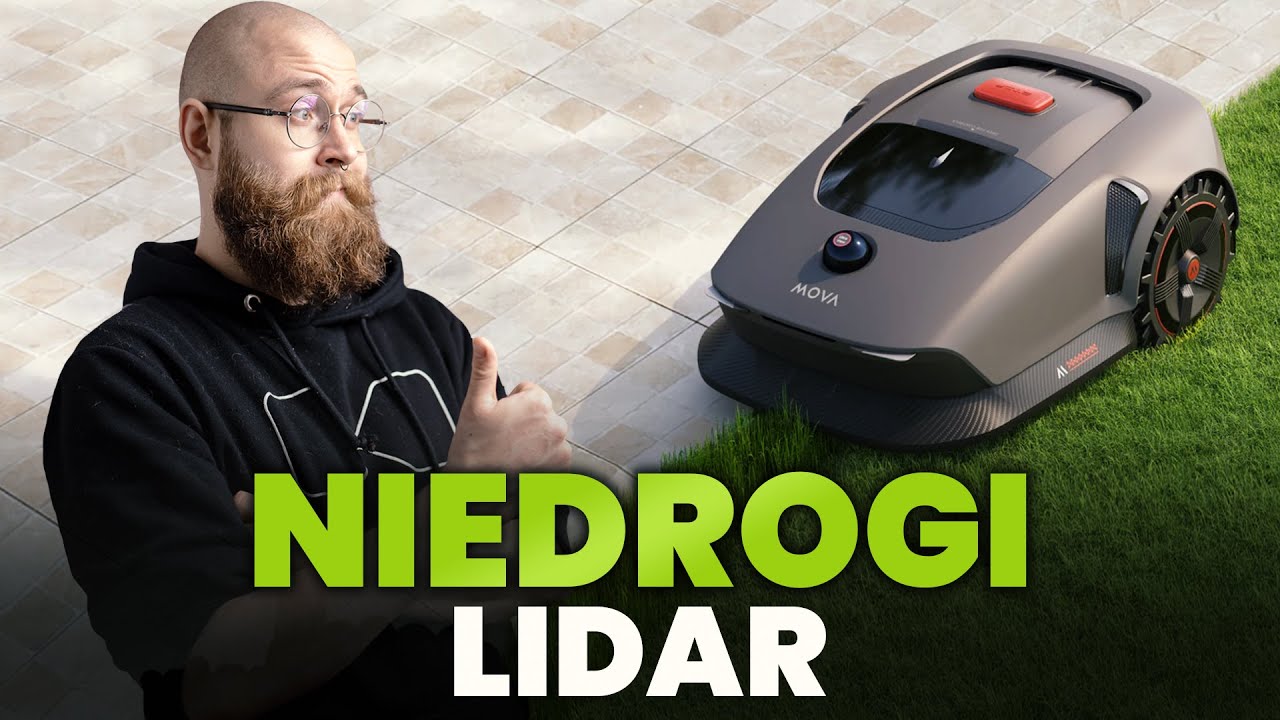 Ile wart jest tani robot koszący z LIDAR-em? MOVA 600 na testach