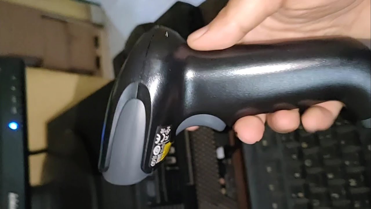 Honeywell Voyager 1250g Barcode Scanner . setting mode scan.