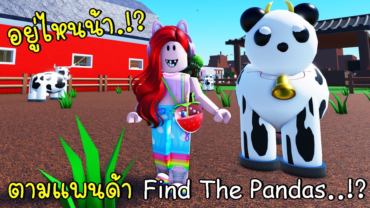ตามแพนด้าทีหายไป Roblox Find The Pandas | CKKID