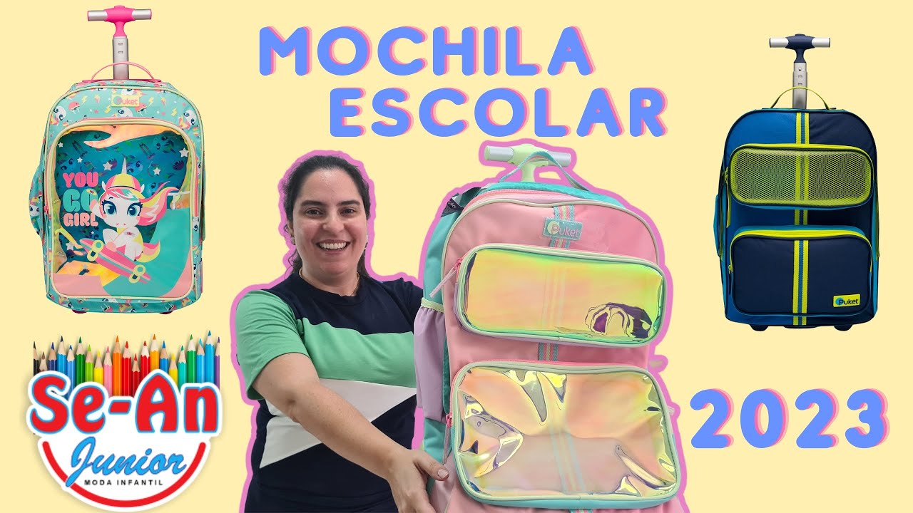 Mochila Escolar Puket- Volta às Aulas 2023