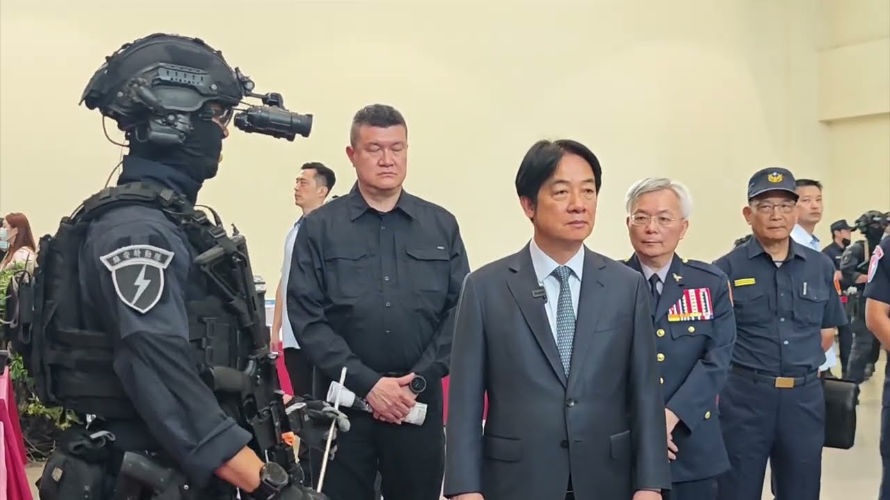 賴清德視察維安特勤隊#維安 #swat#taiwan #police