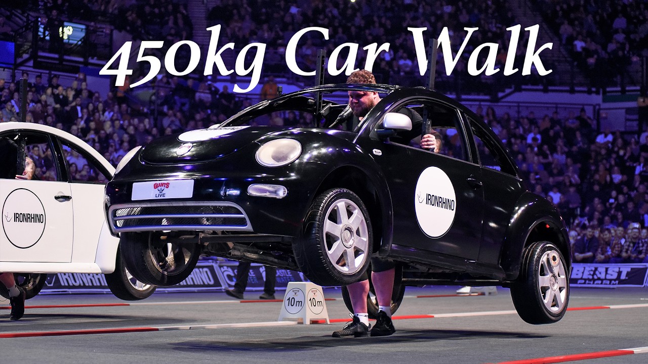 Full Event Highlights | 450kg IronRhino Car Walk | Britain's Strongest Man 2026