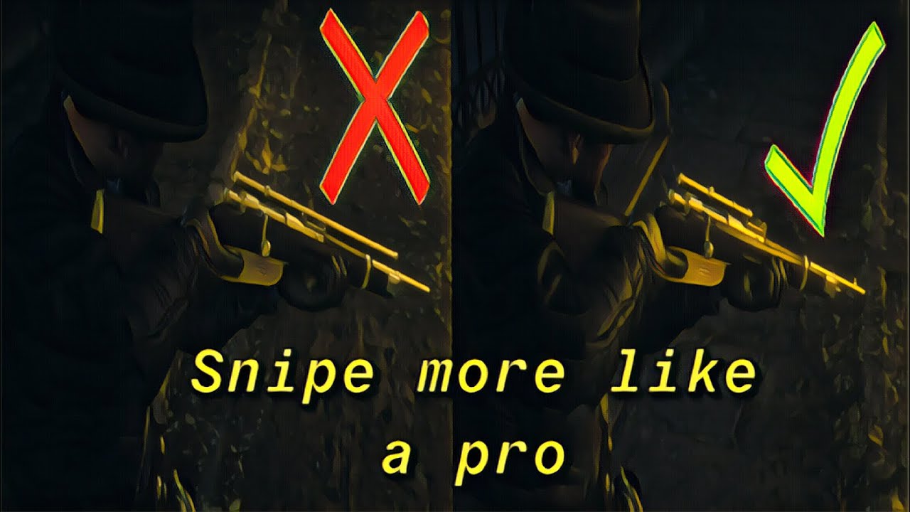 TIPS ON HOW TO SNIPE LIKE A PRO (Red Dead Online)
