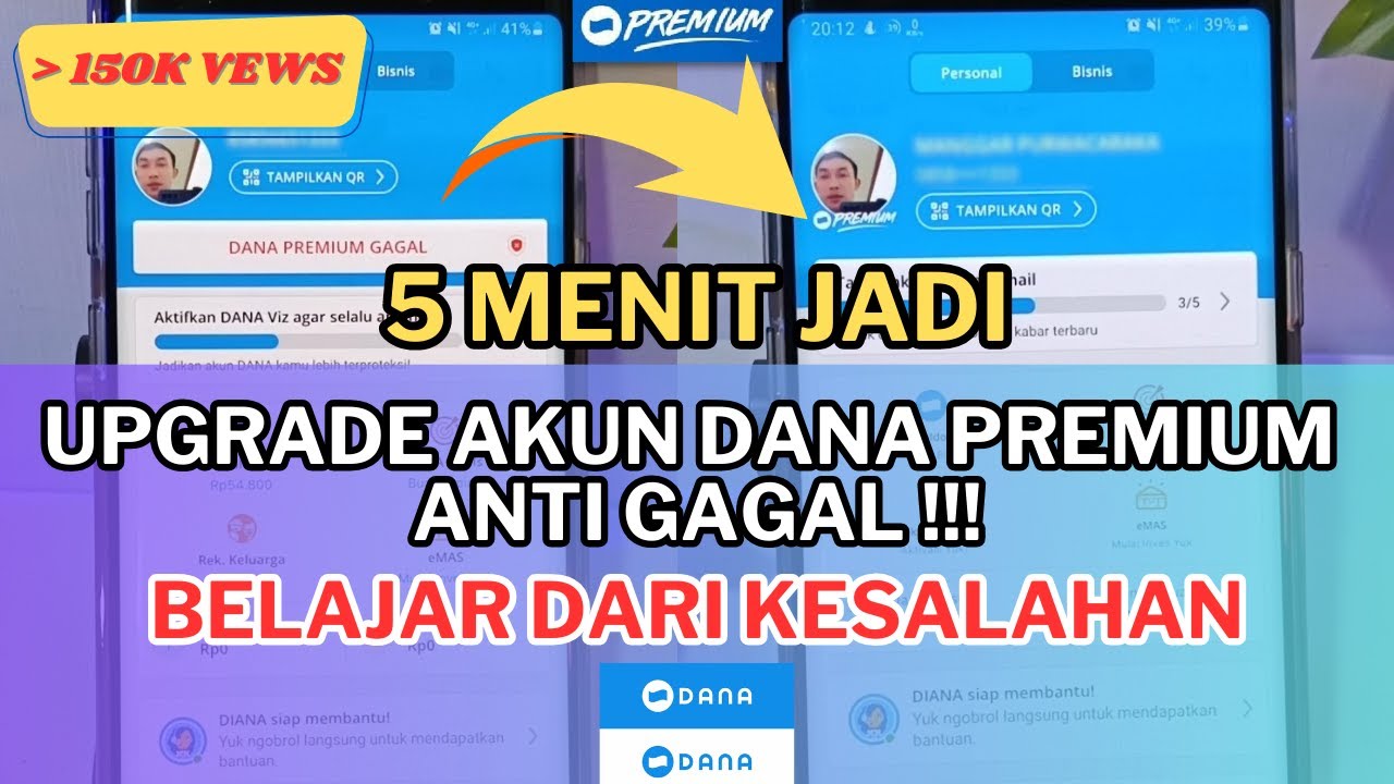 Berhasil | Cara Upgrade Dana Premium