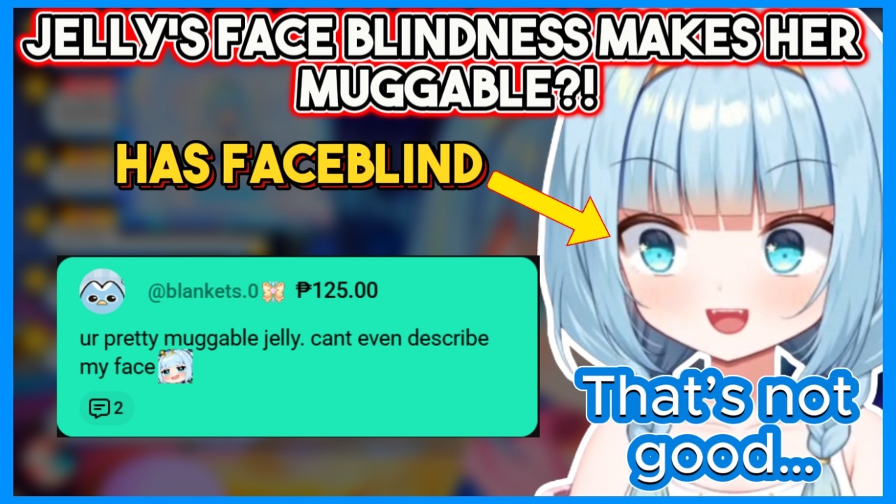 Jelly Talks About Her Face Blindness and How Bad It Is 🫨| Jelly Hoshiumi Clips #phaseconnect