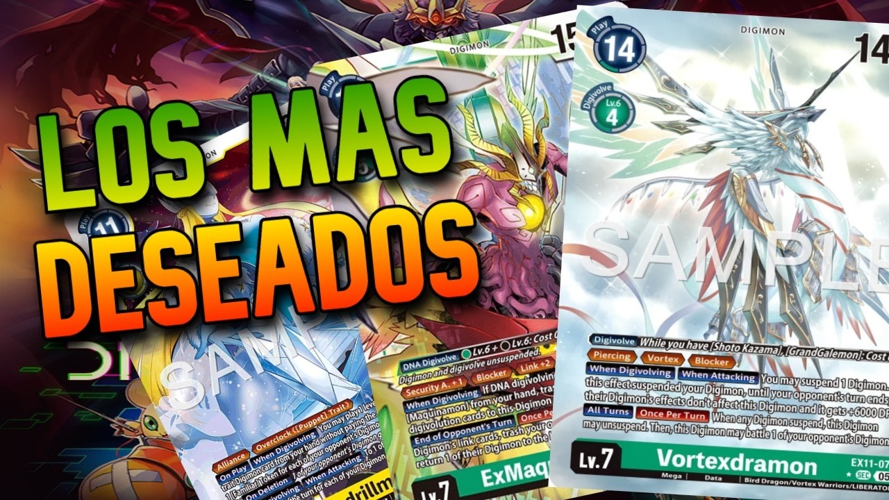 Los Decks Mas Esperados De la Expansión Ex11 Dawn Of Liberator | Digimon Card Game