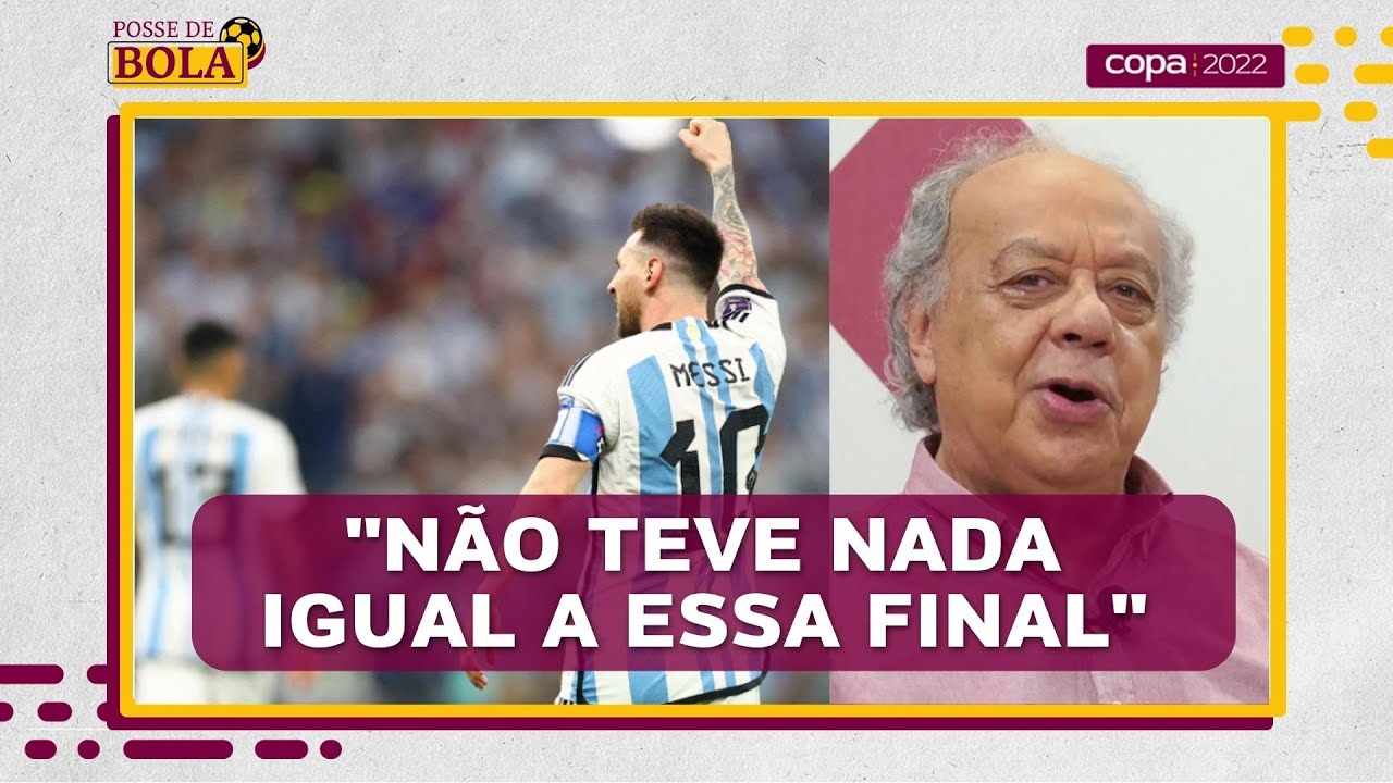 TRAJANO se emociona ao falar de FINAL da COPA e tri da ARGENTINA: 'Jamais vi algo tão emocionante'