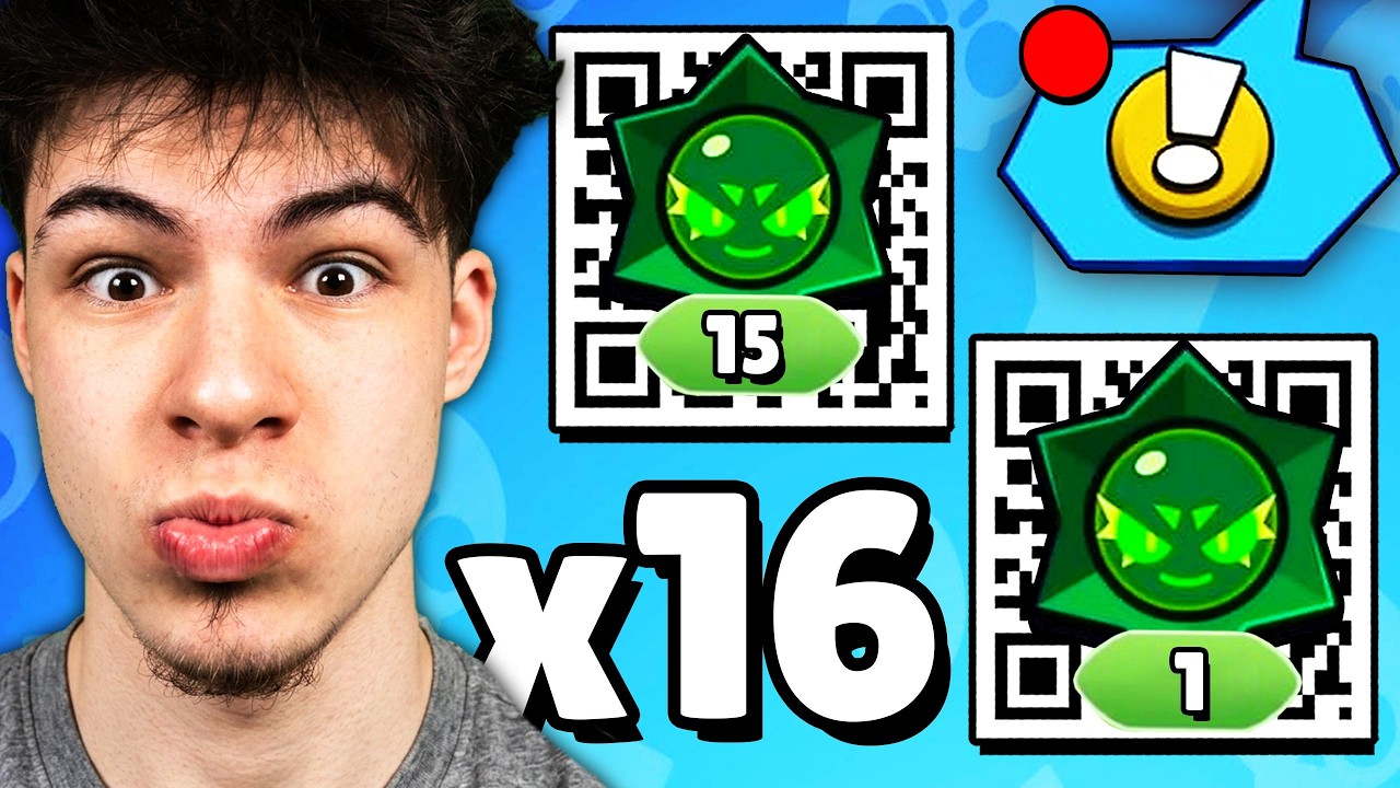 NEW QR CODE! x16 FREE CHAOS DROPS FOR EVERYONE in Brawl Stars!