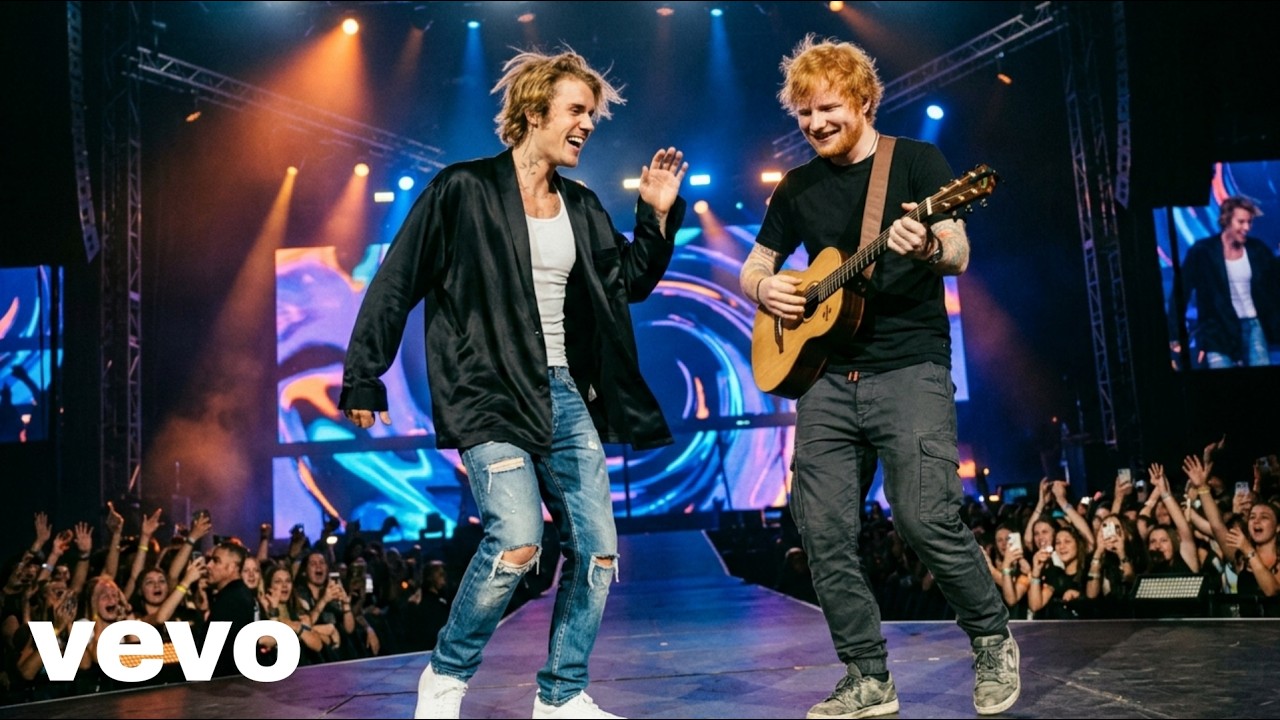 Ed Sheeran Ft Justin Bieber - Golden Dance (Official music visualizer)(MP3_160K)