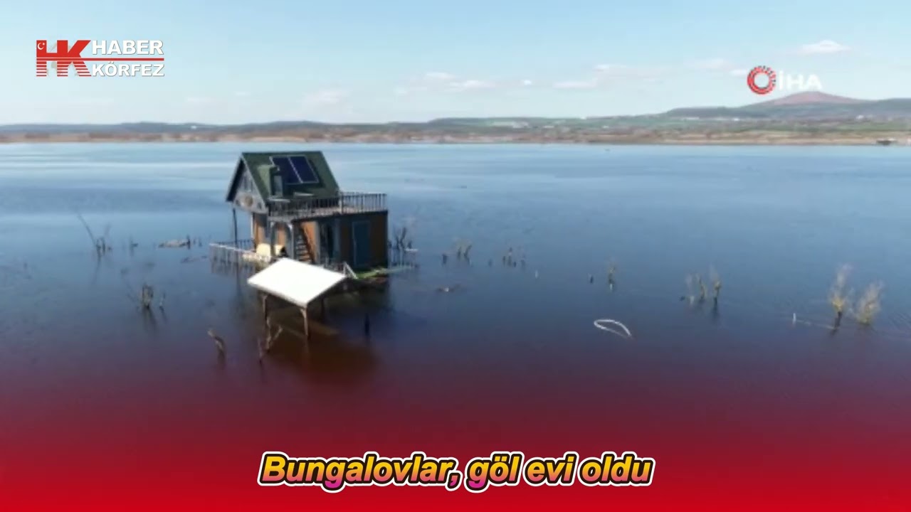 Bungalovlar, göl evi oldu