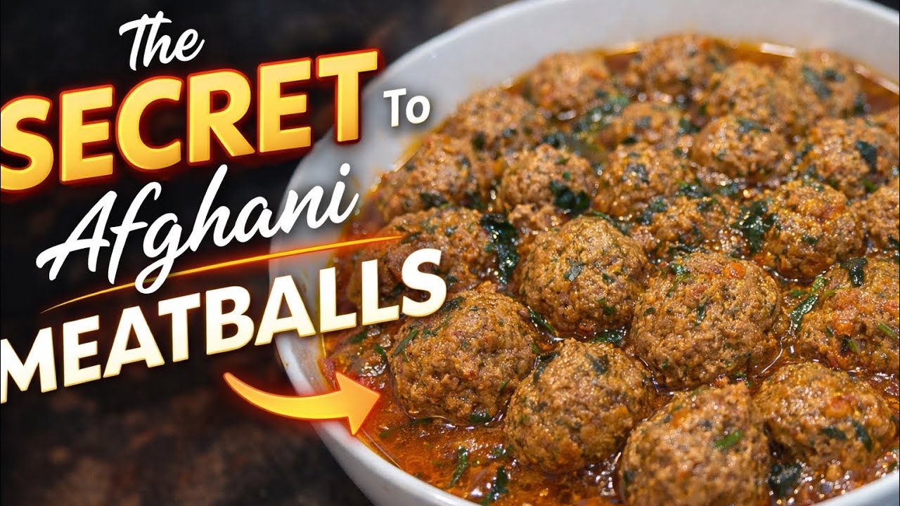 The Secret to Afghan Meatballs 🇦🇫🤫 #viral #meatballs #food