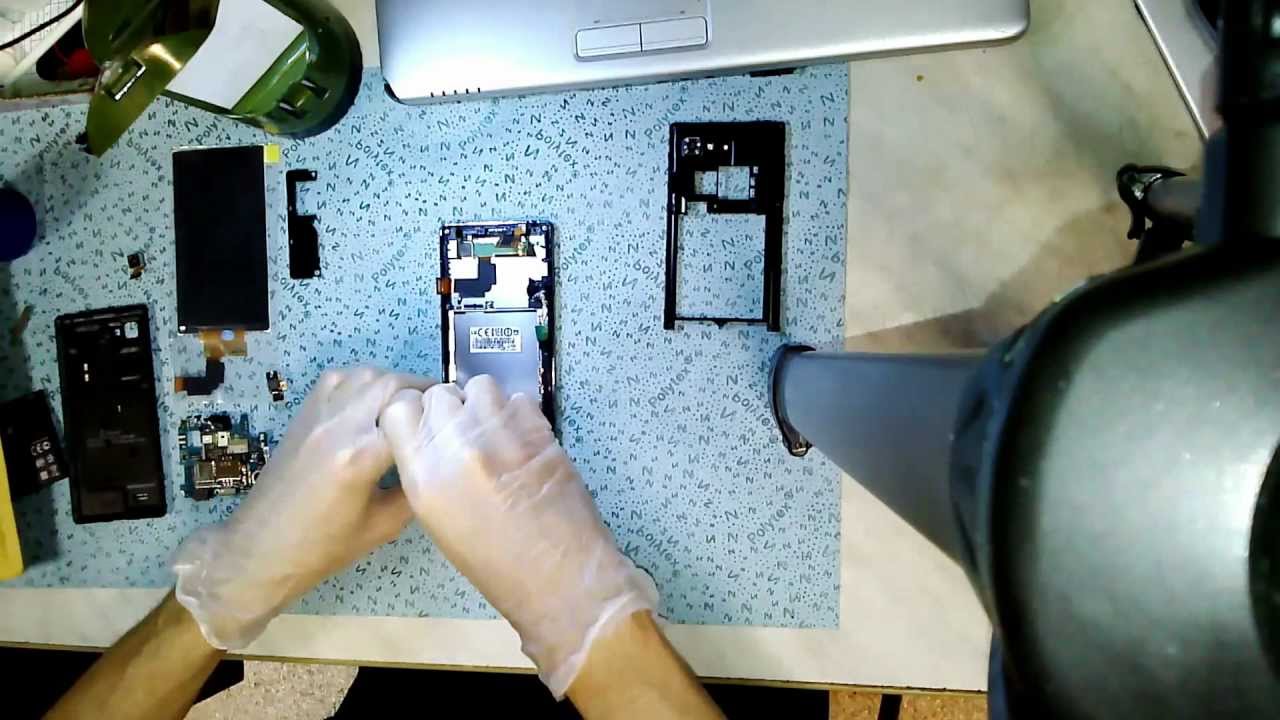 Замена дисплея. Replacing the display. LG Optimus 4X HD (P880)