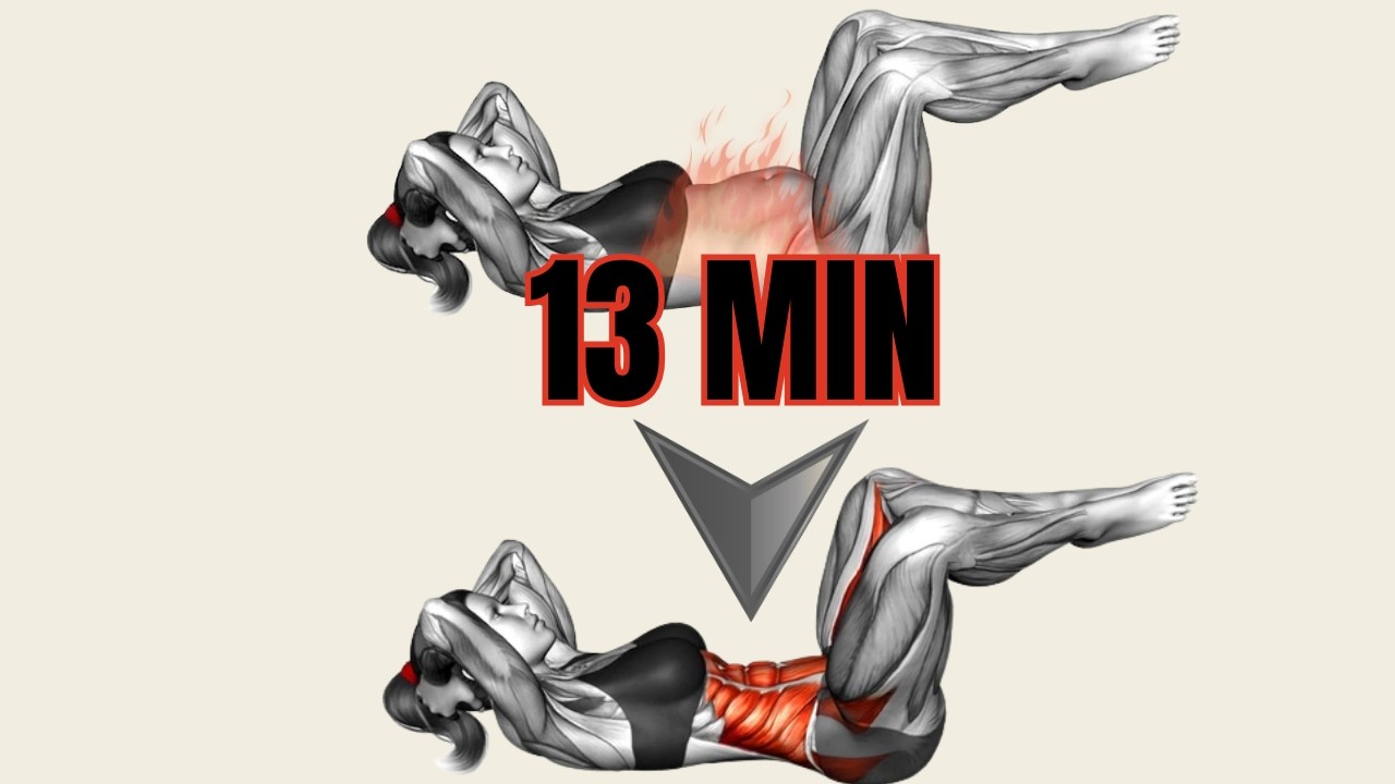Best 13 Minute Abs Workout At Home for Beginners