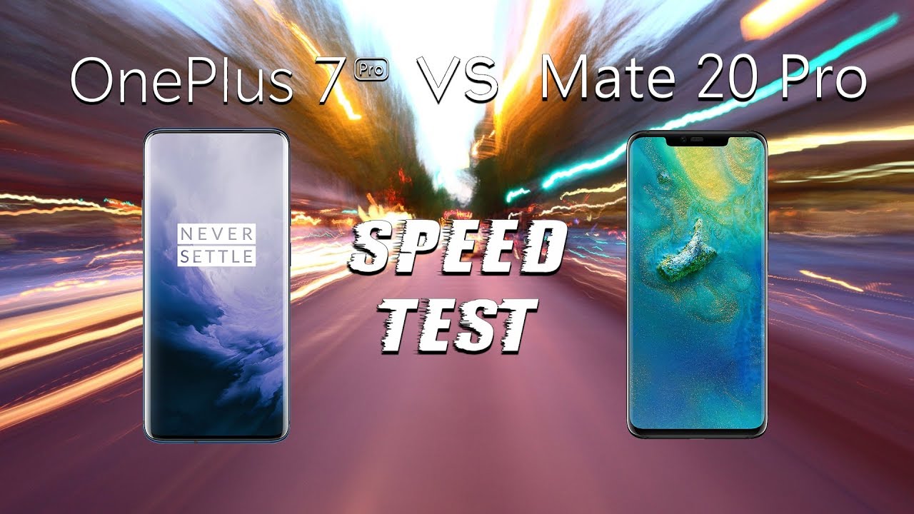OnePlus 7 Pro vs Huawei Mate 20 Pro: SPEED TEST