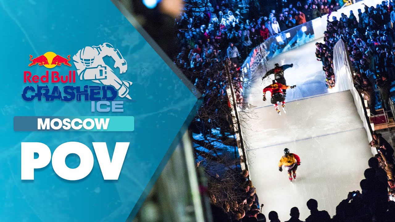 😮 Is This The Most Insane Crashed Ice POV? 🥶 🤘 | Red Bull Crashed Ice Moscow
