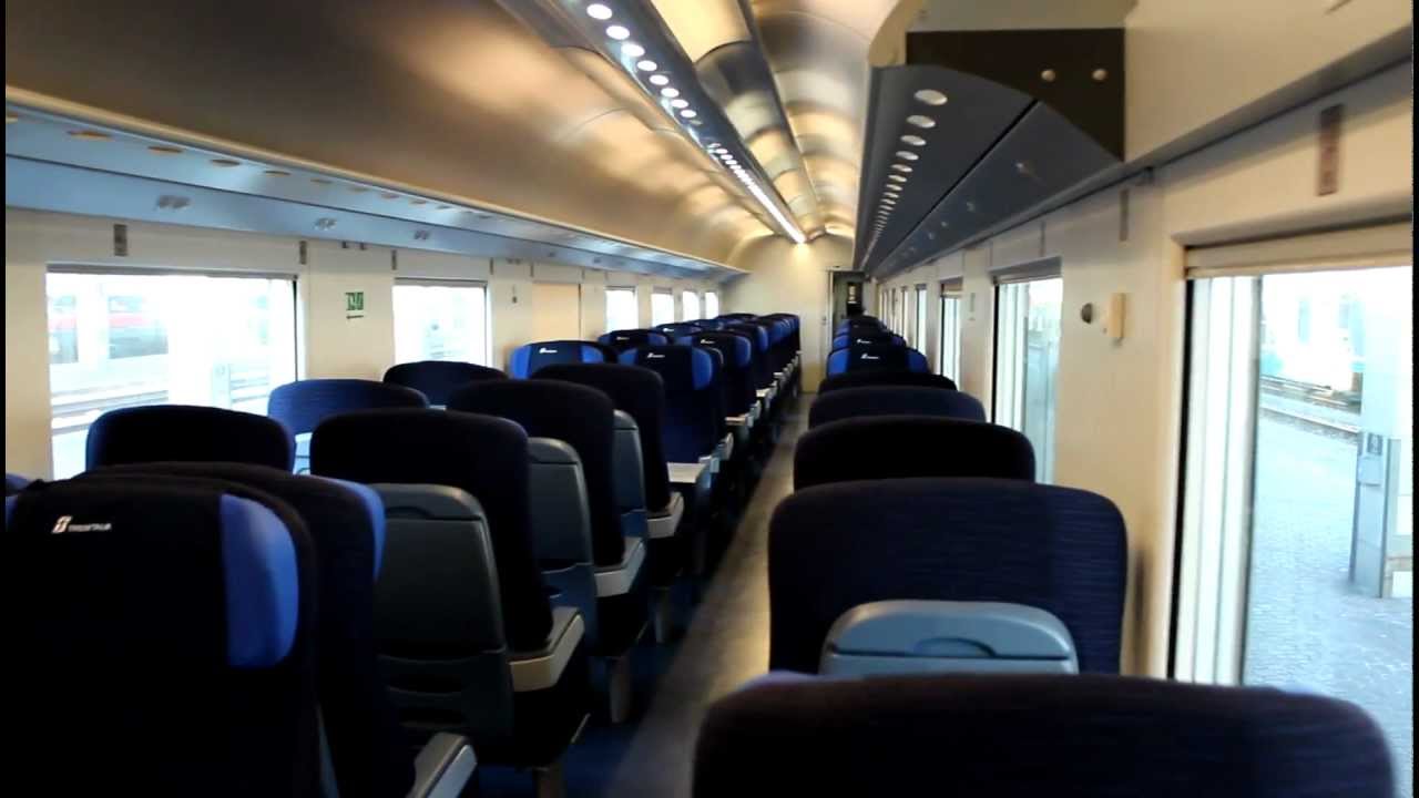 Visit of an Italian High Speed train Freccia Bianca