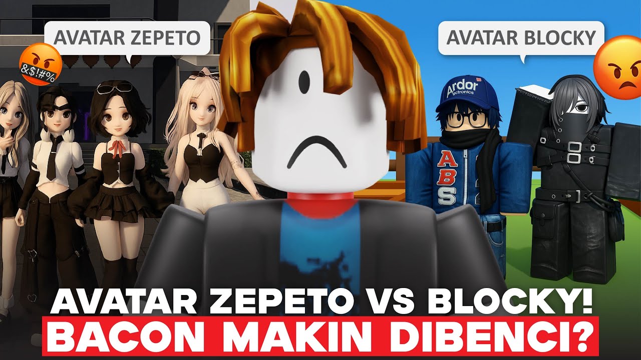 Indonesian Roblox Avatars Are Fighting Against Each Other!! And Bacon Is Getting Even More Hated!!