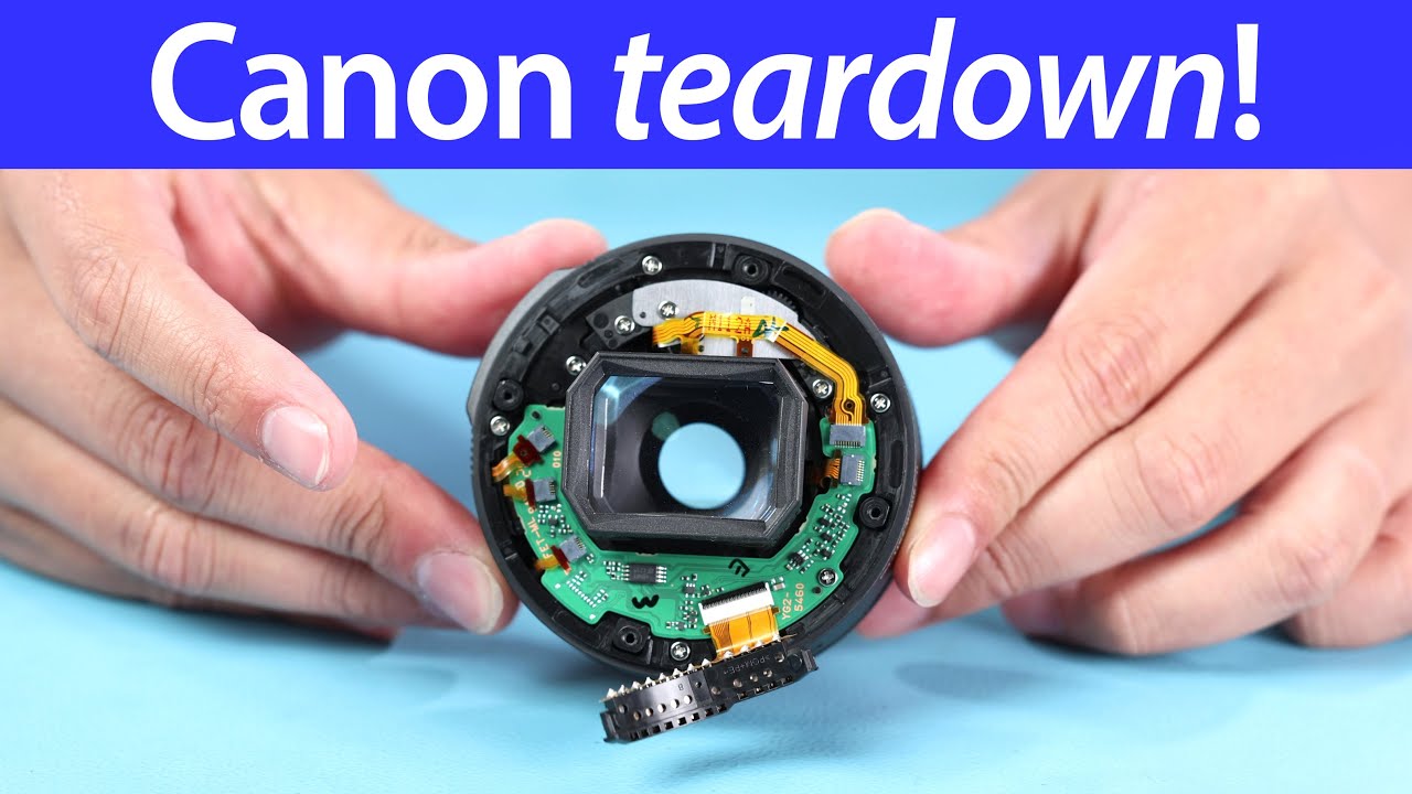 РАЗБОРКА ОБЪЕКТИВА Canon! Что внутри нового объектива?