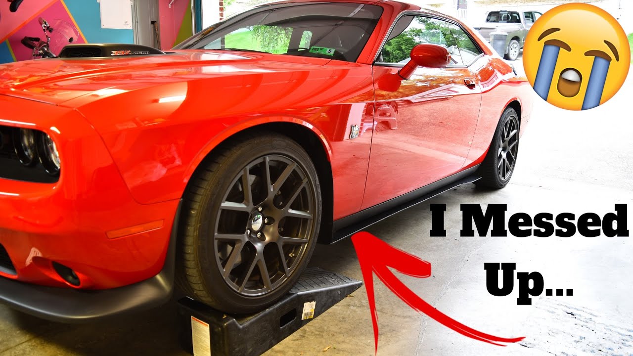 Установка боковых юбок Dodge Challenger!!! (Сложнее, чем я думал)