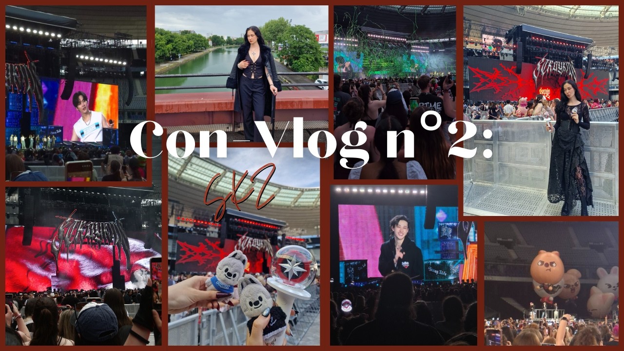 Con-Vlog n°2 : Je porte un rideau pour le concert de Stray Kids ???!!!!