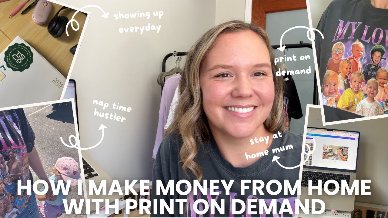 How to Started a Print On Demand Business as a Australian Stay-at-Home Mum