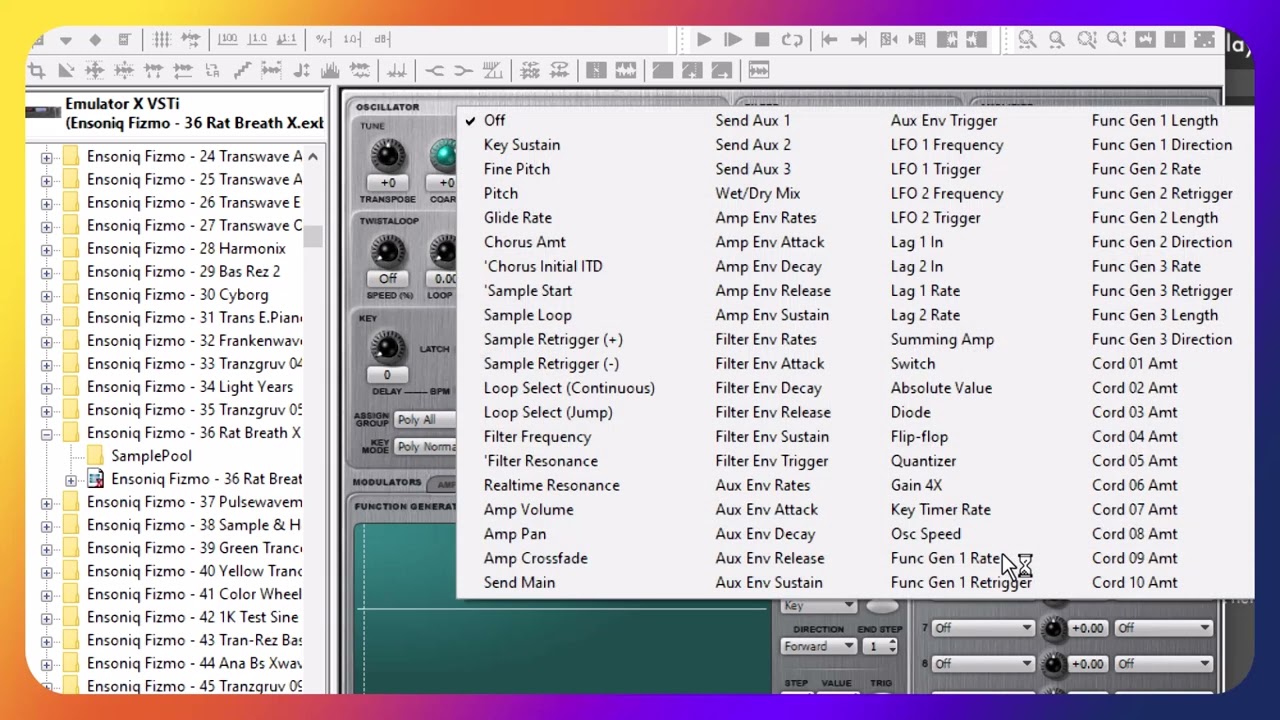 Emulator X3 How to get lower octaves