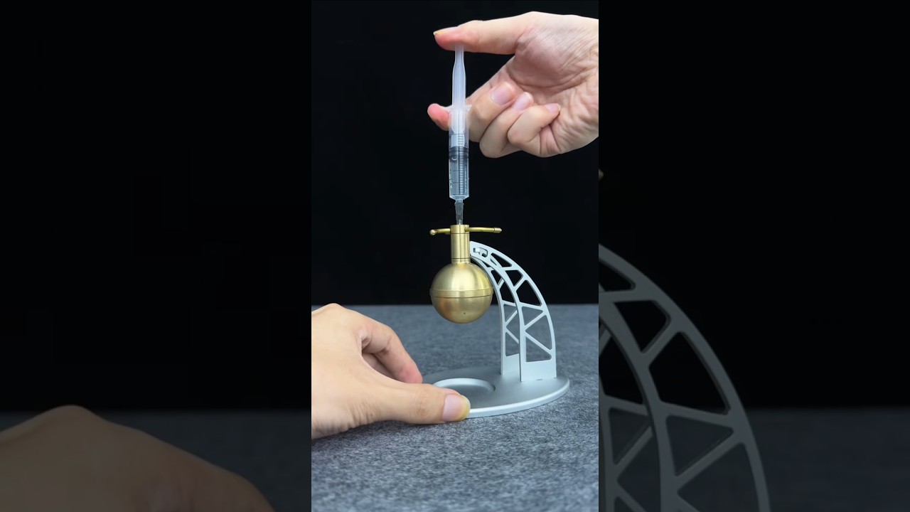 Hero's Steam Engine (Aeolipile) Model | Don't Put Liquid Nitrogen In a Steam Engine