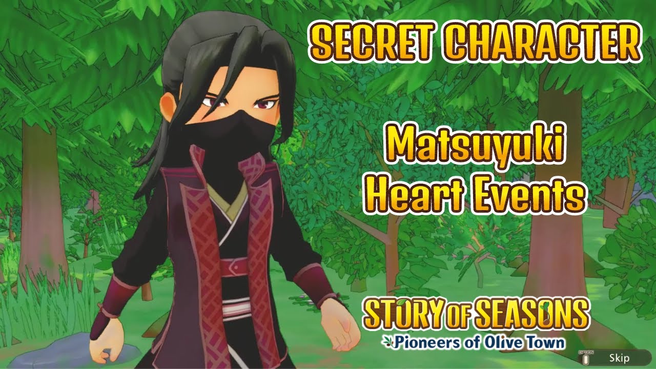 SECRET CHARACTER Matsuyuki Heart Events | Story of Seasons Pioneers of Olive Town