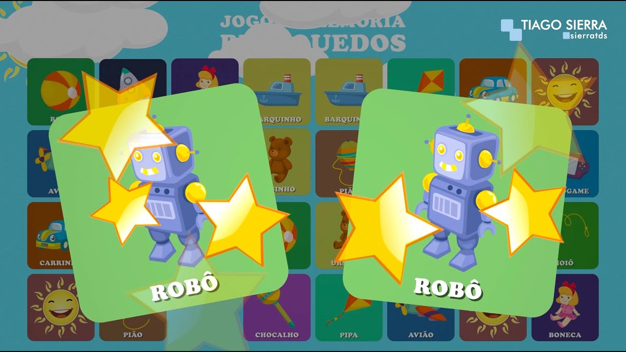 Jogo da Memória - Brinquedos