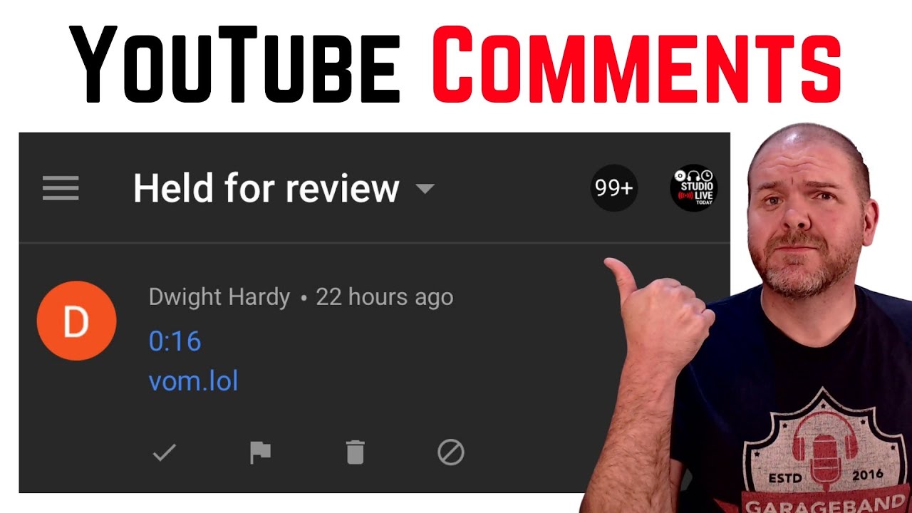 Blocked words, Held for review, Approved List | Managing YouTube Comments