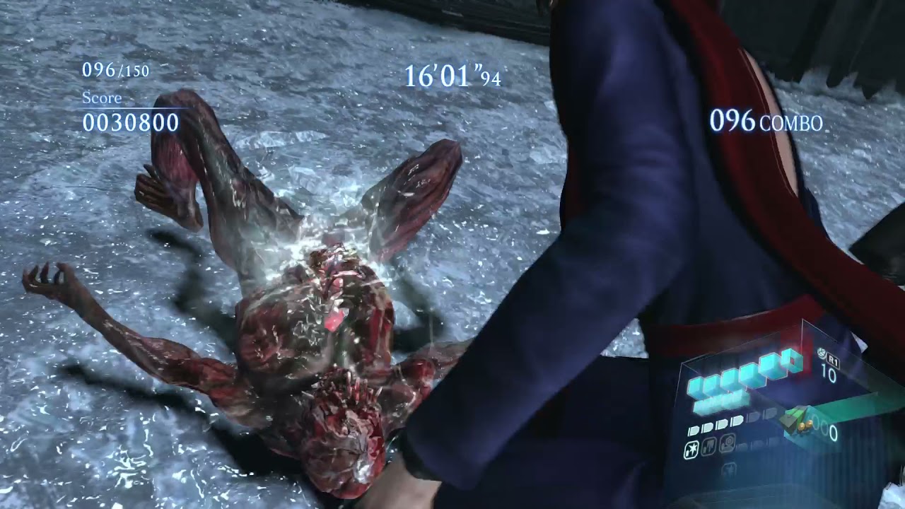 Resident Evil 6 Mercenaries Mining the Depths Solo 1410k