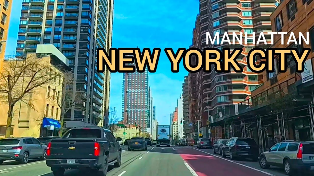 4K DRIVING FROM MANHATTAN NY TO BRONX NY. MARCH 2025