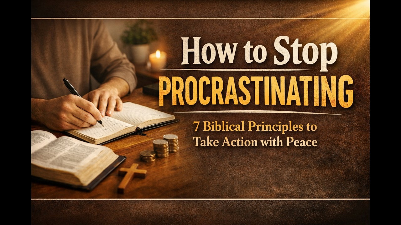How to Stop Procrastinating: 7 Biblical Principles to Take Action with Peace
