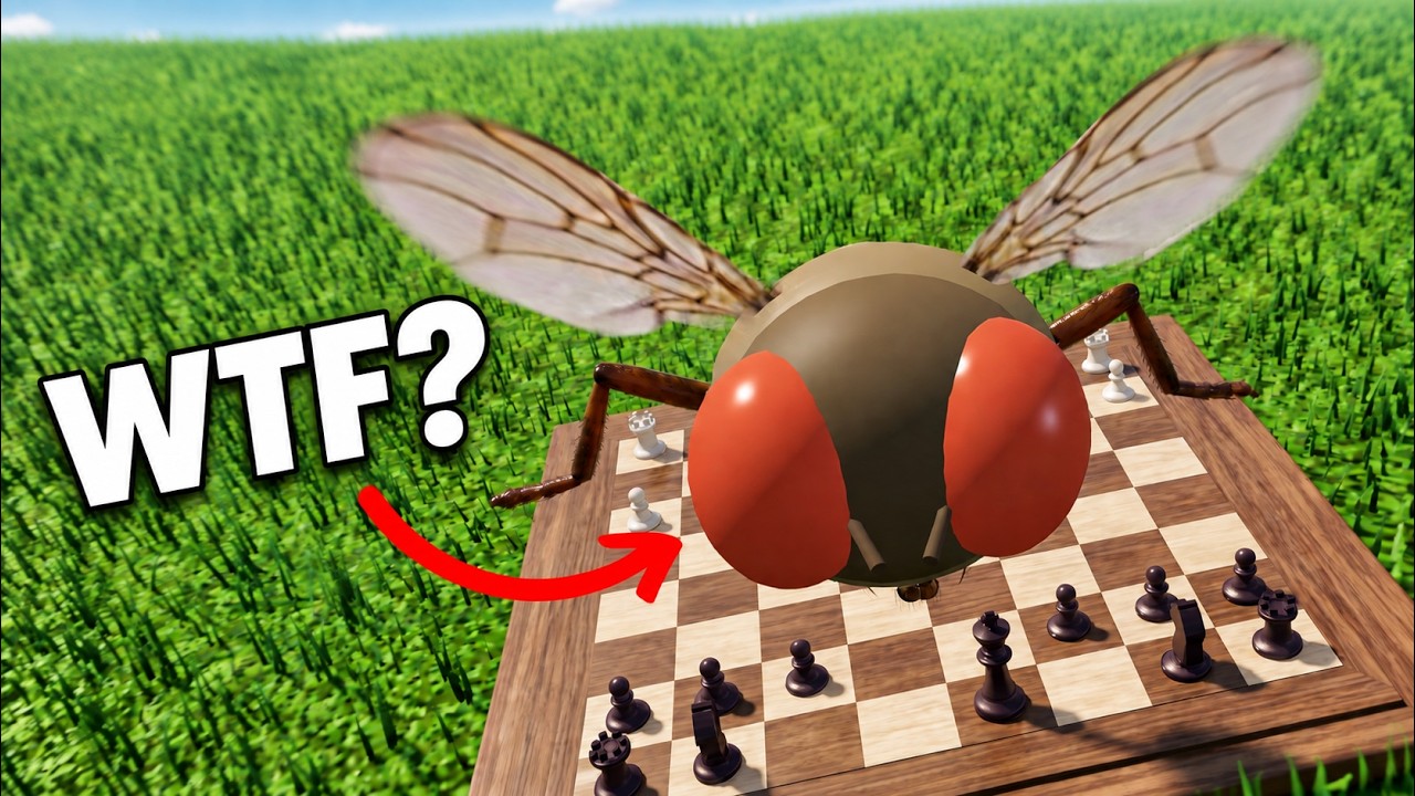 A Fly Just Learned Chess (It's 700 Elo)