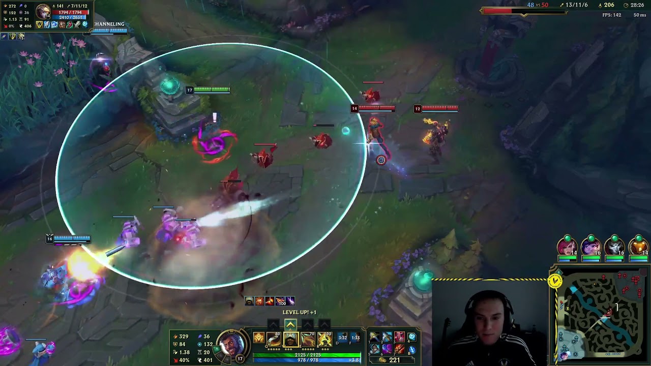 This clips ends, when shyvana wins teamfight with one spell