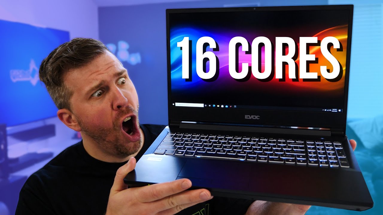 The INSANE 16 Core Laptop Reviewed! Only $2400 w/ Ryzen 9 3950X!
