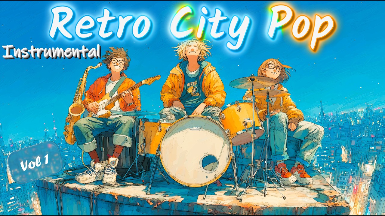 🌃 Retro City Pop Groove | 1 Hour Instrumental Mix