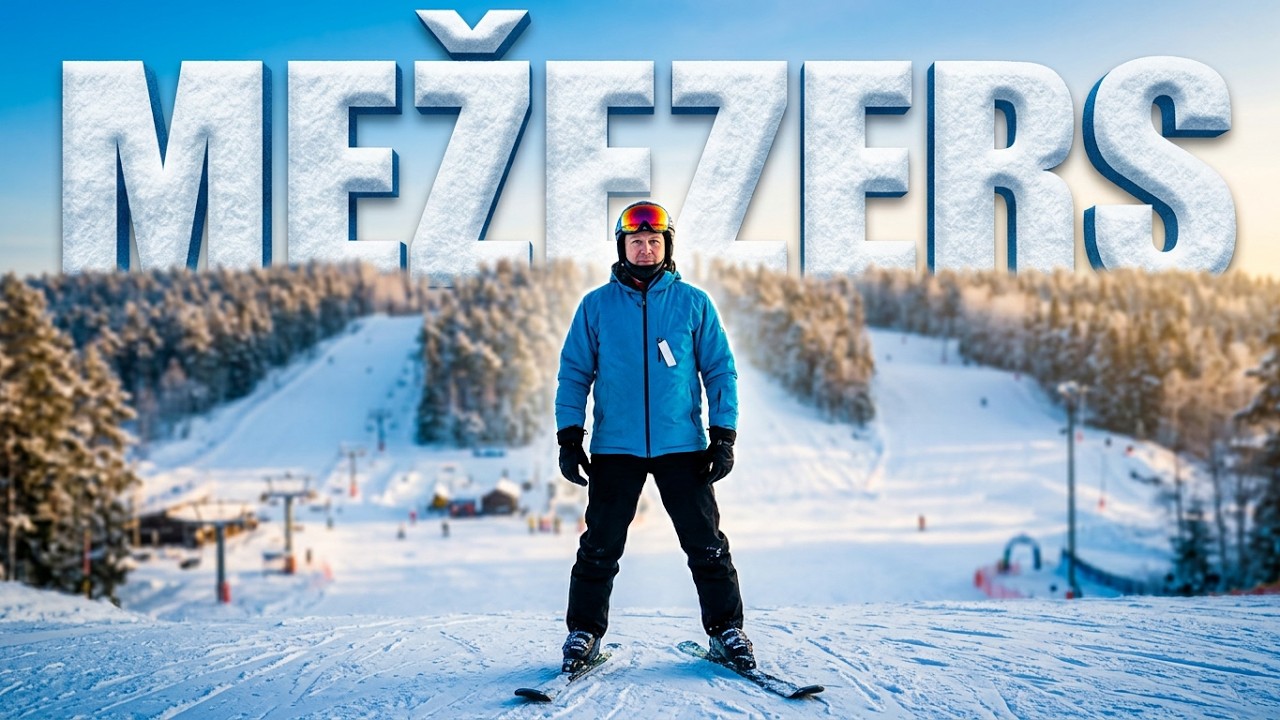 Mežezers Горнолыжный курорт в Латвии ski resort KALNU SLĒPOŠANA LATVIJĀ