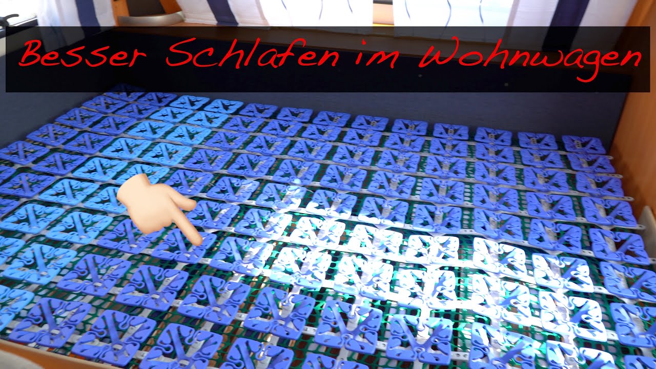 Besser Schlafen im Wohnwagen Froli Star Bettsystem Vlog # 4