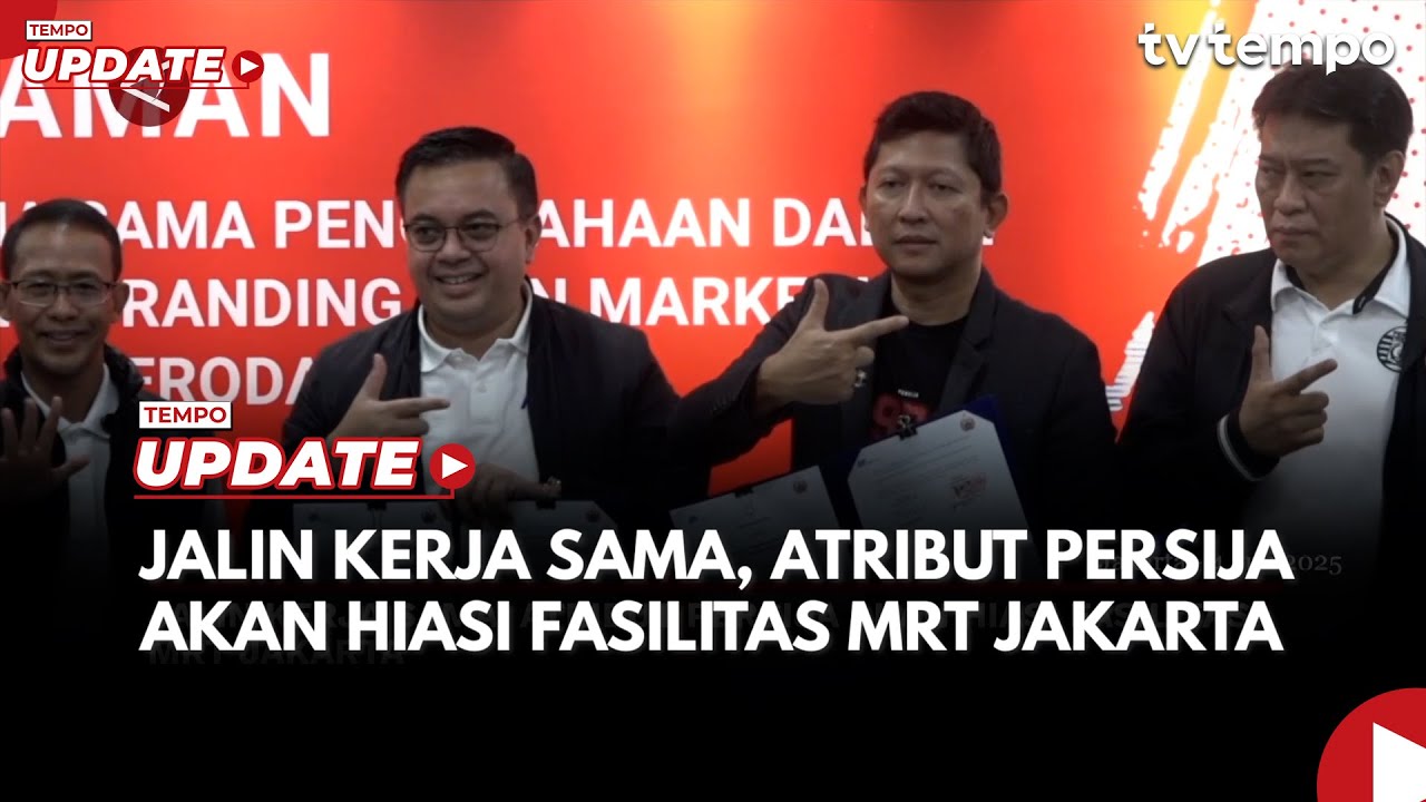 Atribut Persija akan Ada di Fasilitas MRT Jakarta