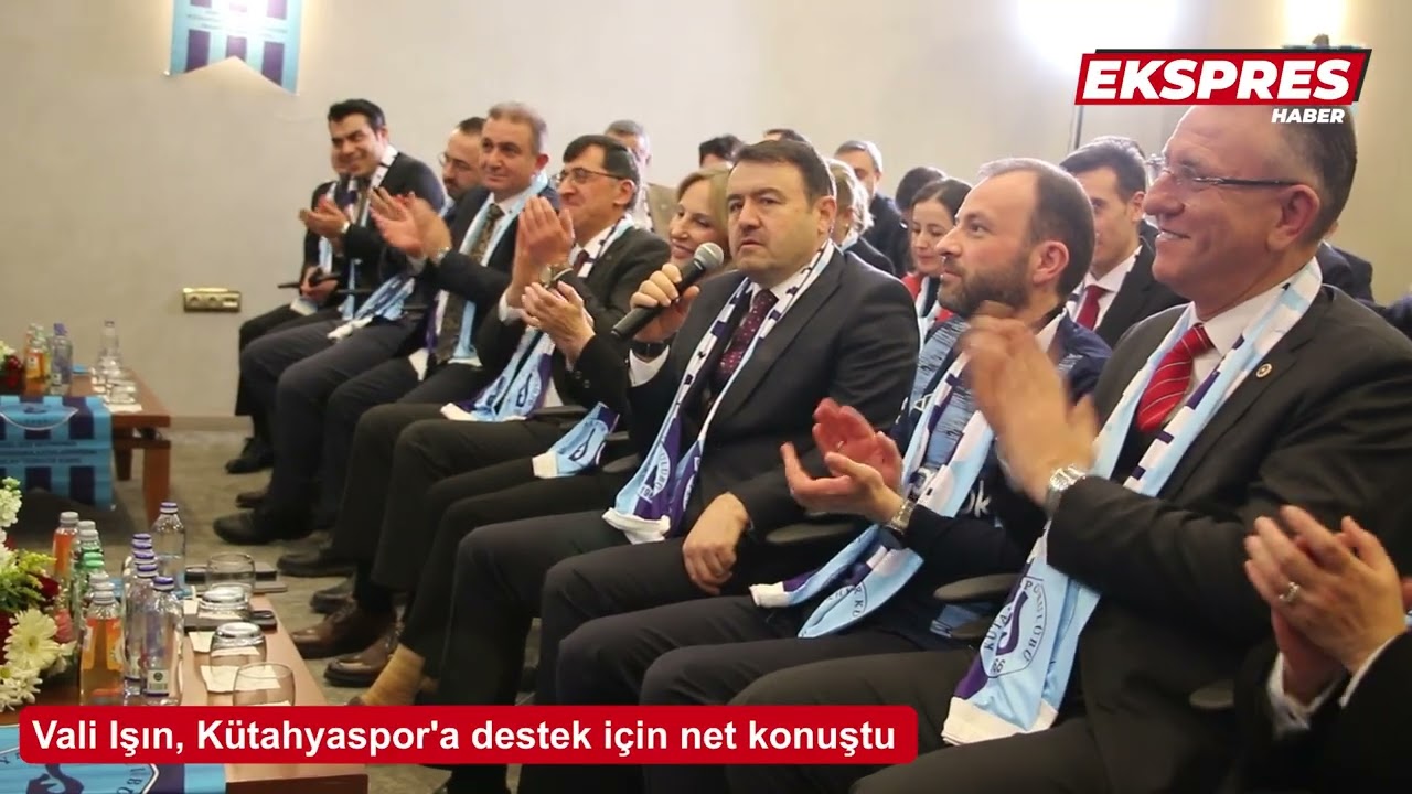 Vali Işın, Kütahyaspor'a destek için net konuştu