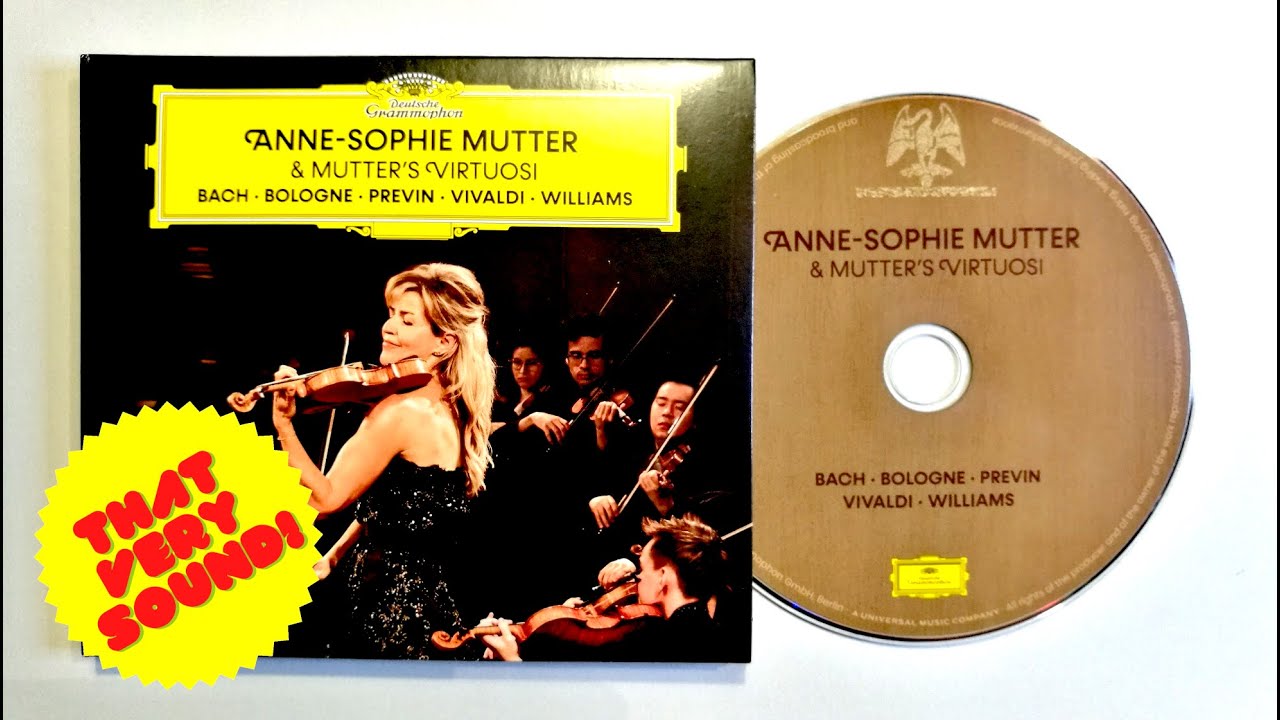 Anne-Sophie Mutter - Bach-Bologne-Previn-Vivaldi-Williams 2023 Deutsche Grammophon CD Unboxing